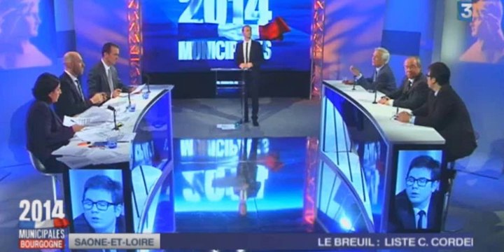 François Rebsamen, 1er tour elections municipales 2014