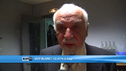 1er Tour à Gap : réaction de Guy Blanc