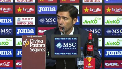 Marcelino: "El Valencia hoy ha sido el mejor equipo"
