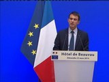Municipales: Valls souligne la forte abstention et les scores importants du FN - 23/03