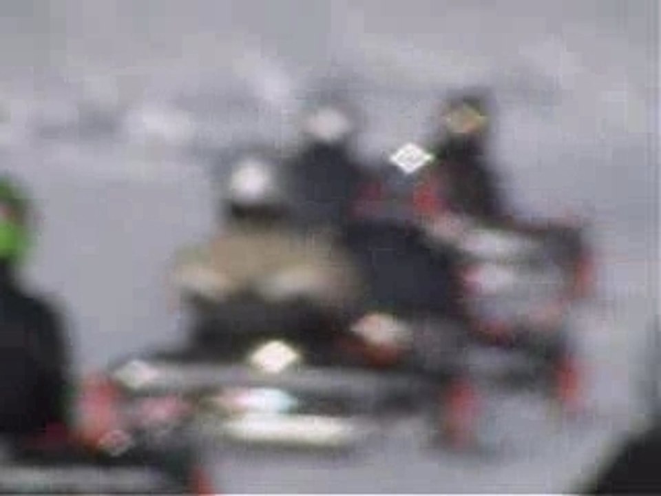Course de kart sur glace