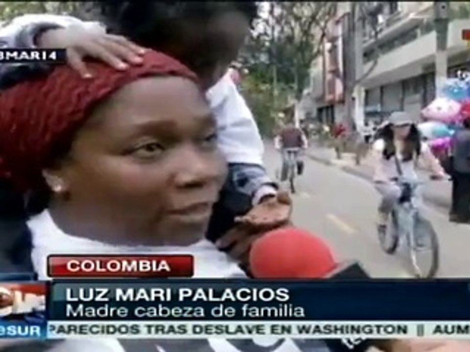 Colombianos de raíces indias y africanas marcharon Vs. discriminación