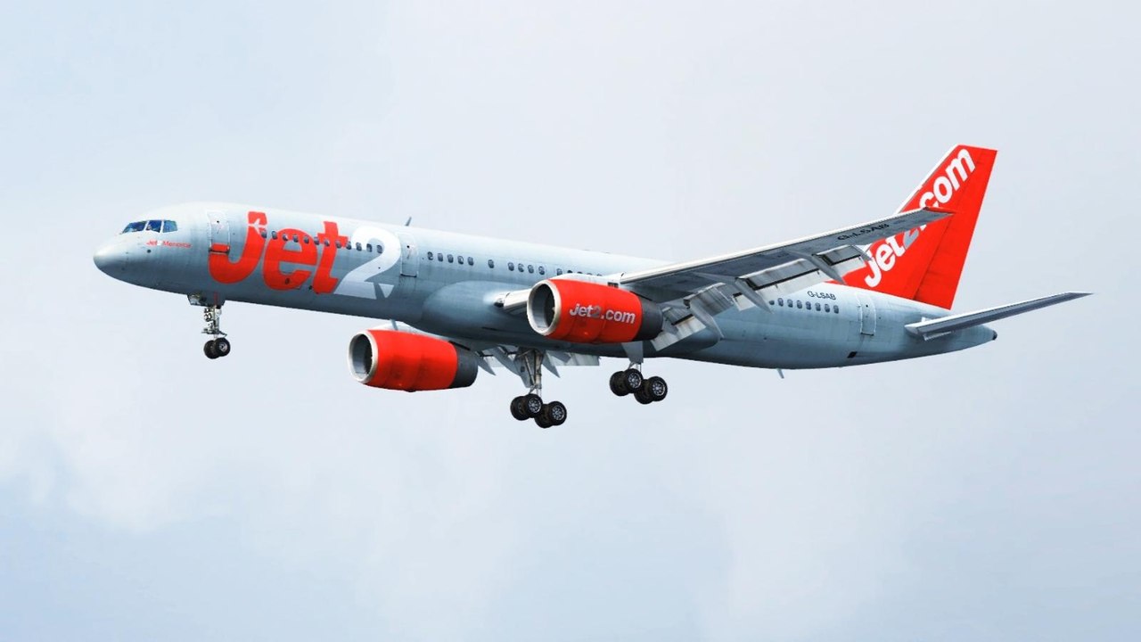 FSX Jet2 Boeing 757 Landing @ Kraków Balice RWY 25 ( HD )