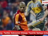 G.Saray, Twitter Adresinin Olduğu Tişörtle Sahaya Çıkacak