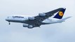 FSX Lufthansa Airbus A380 Landing @ Kraków Balice RWY 07 ( HD )