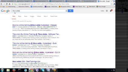 TIBCO   Business Works Online Training (freelancer) @TIBCO ADDA