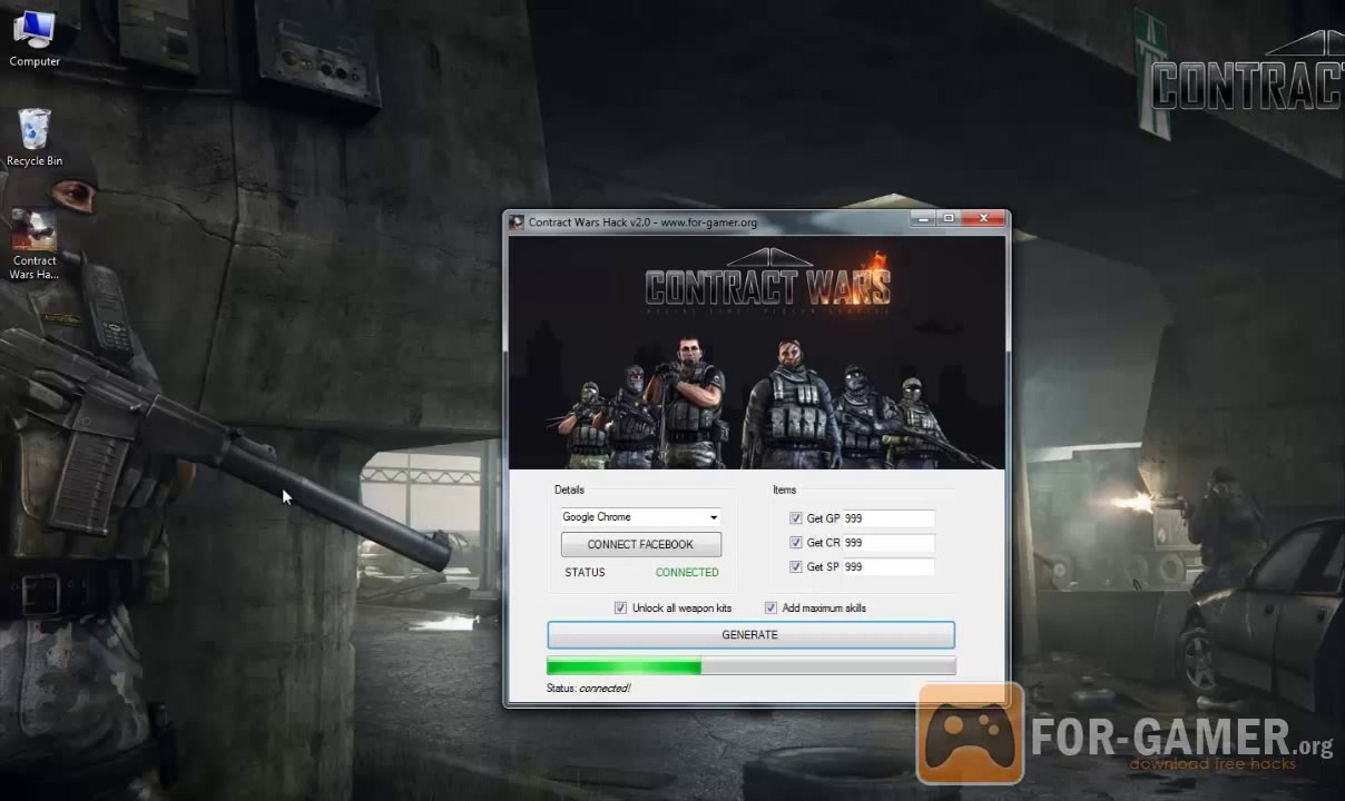 Contract Wars Hack   No Survey   updated March 2014  (DOWNLOAD LINK IN DESCRIPTION)