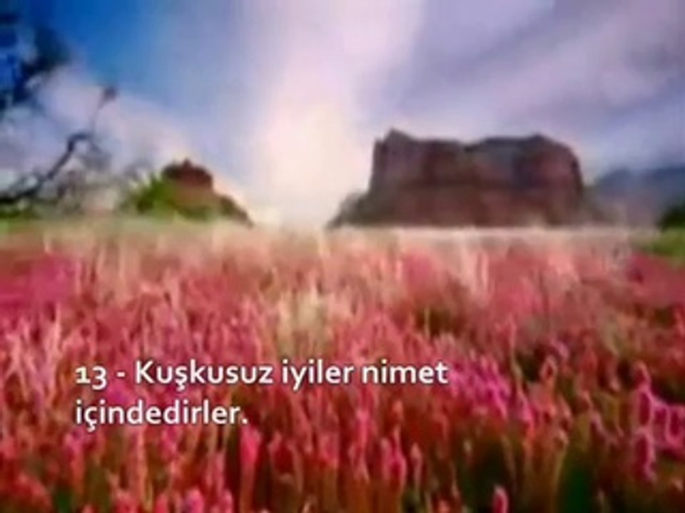 Recep Tayyip Erdoğan İnfitar Suresini Okuyor