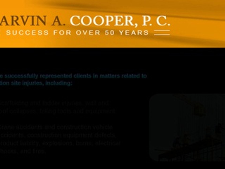 New York Accident Attorneys - Marvin A. Cooper P.C.