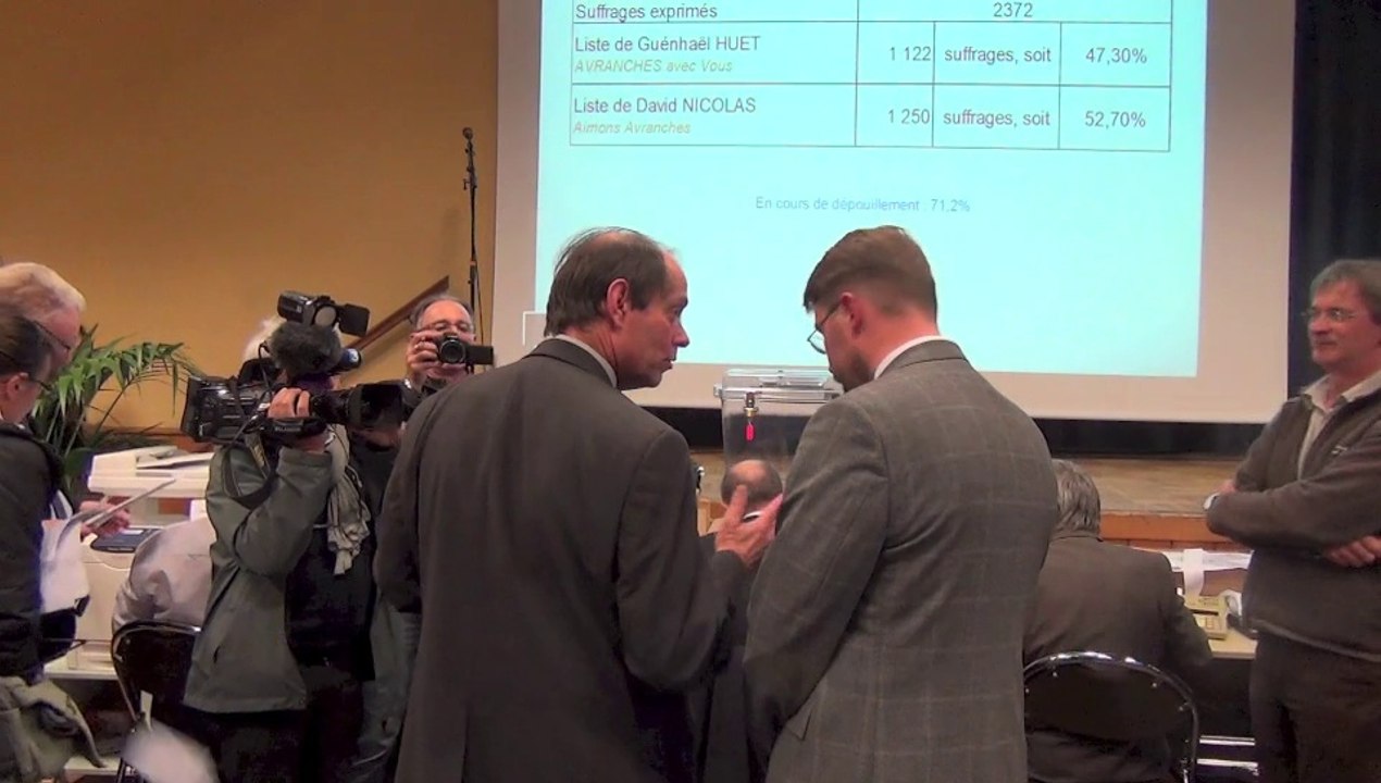 résultats des élections municipales à Avranches - dimanche 23 mars 2014