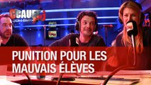 Cauet donne des coups de règle aux mauvais élèves de l'équipe  !