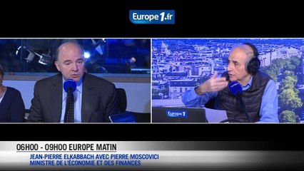 Moscovici : "Pas de leçon à recevoir" de la droite