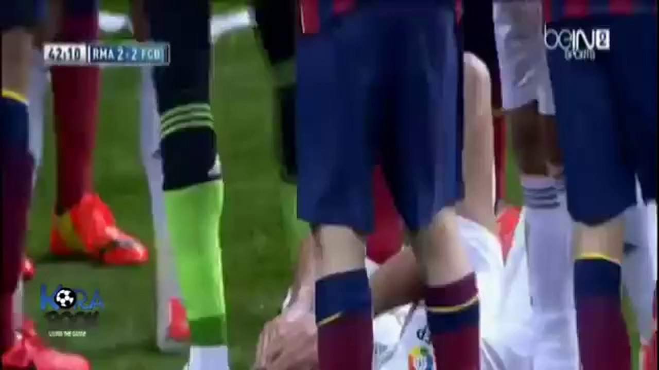 ملخص مباراة ريال مدريد وبرشلونة 3-4 [23-3-2014] حفيظ دراجي