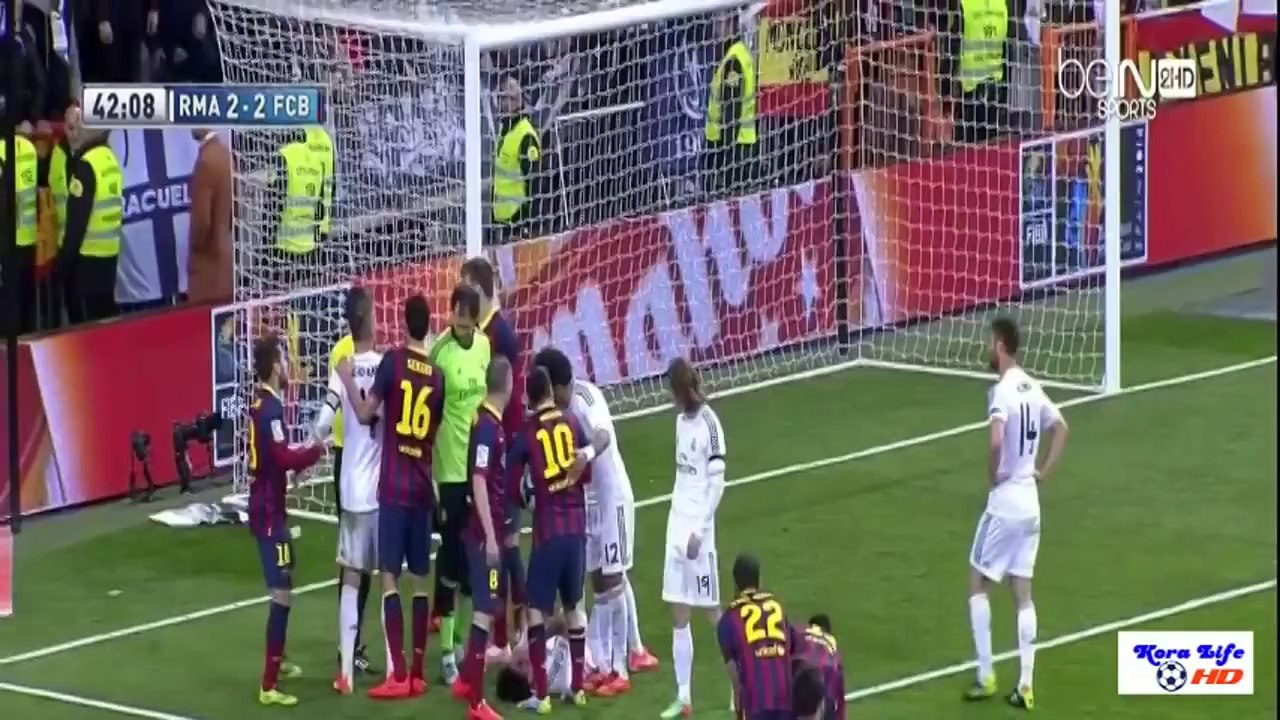 اهداف مباراة ريال مدريد وبرشلونة 3-4 -- 23-03-2014 -- [حفيظ دراجي] [HD]