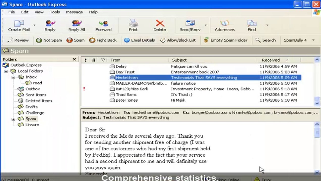 SpamBully- Spam Filter for Outlook, Stop Spam Effectively - Discounted!