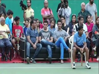 Aamir at Women's Tennis tournament - IANS India Videos