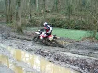 bourbier en enduro
