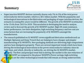 Super Junction MOSFET Market Global Trends & Forecasts to 2013 - 2020