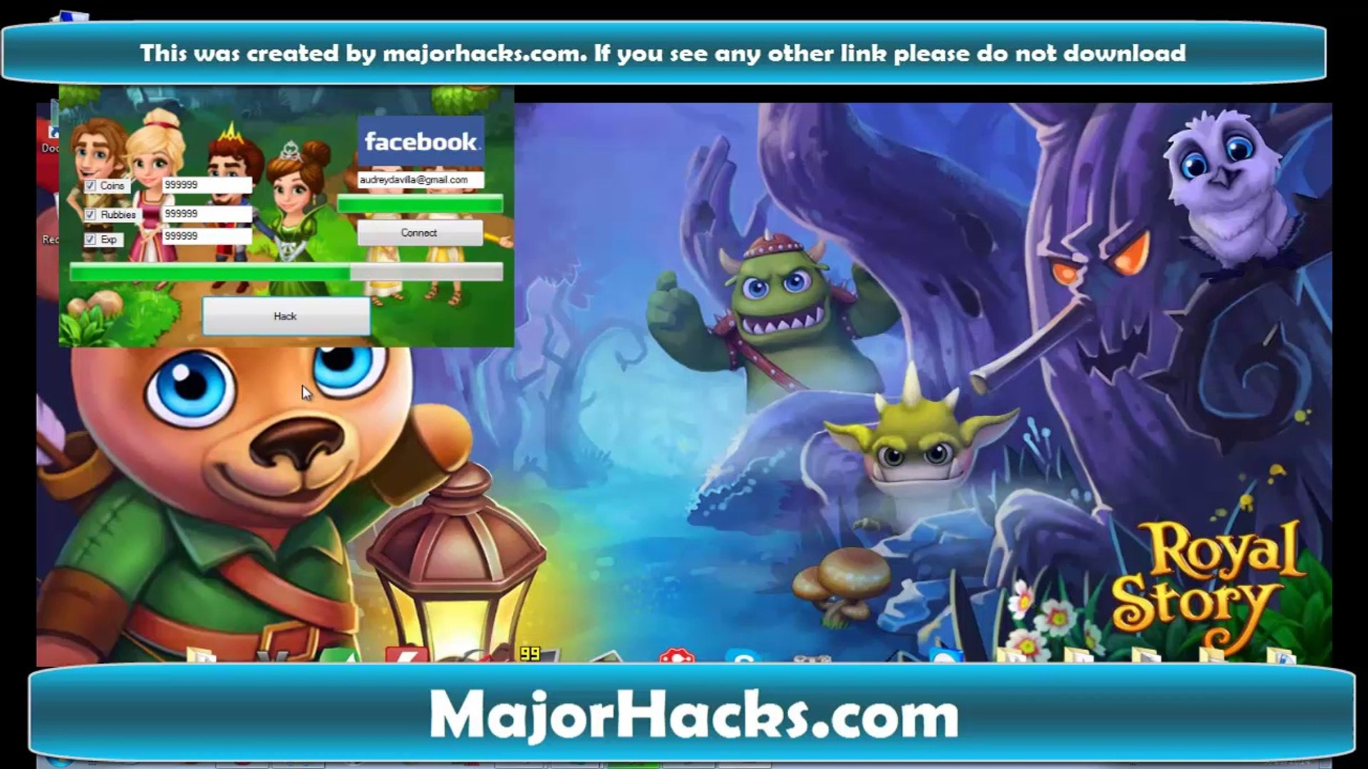 Royal Story Hack Coins Rubbies Exp [March 2014] - 