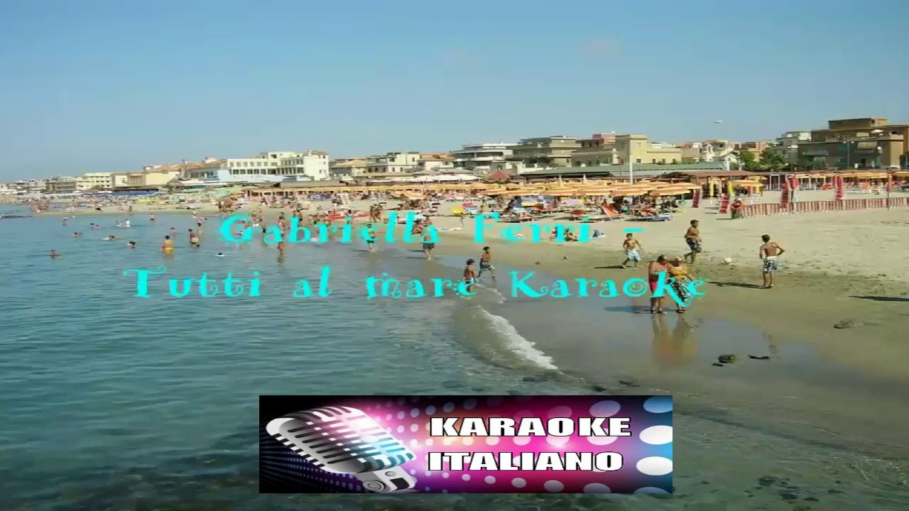 Gabriella Ferri - Tutti al mare Karaoke
