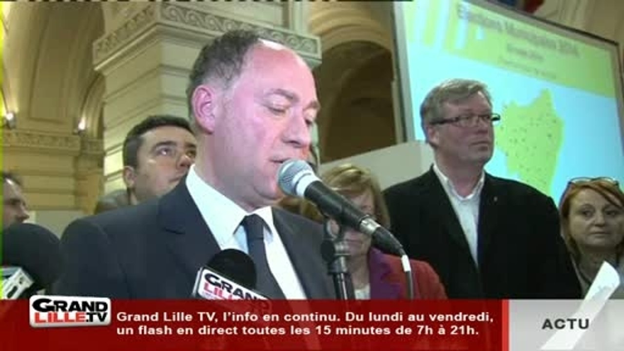 Municipales 2014 : Tourcoing - 1er Tour - Michel-François Delannoy (PS)