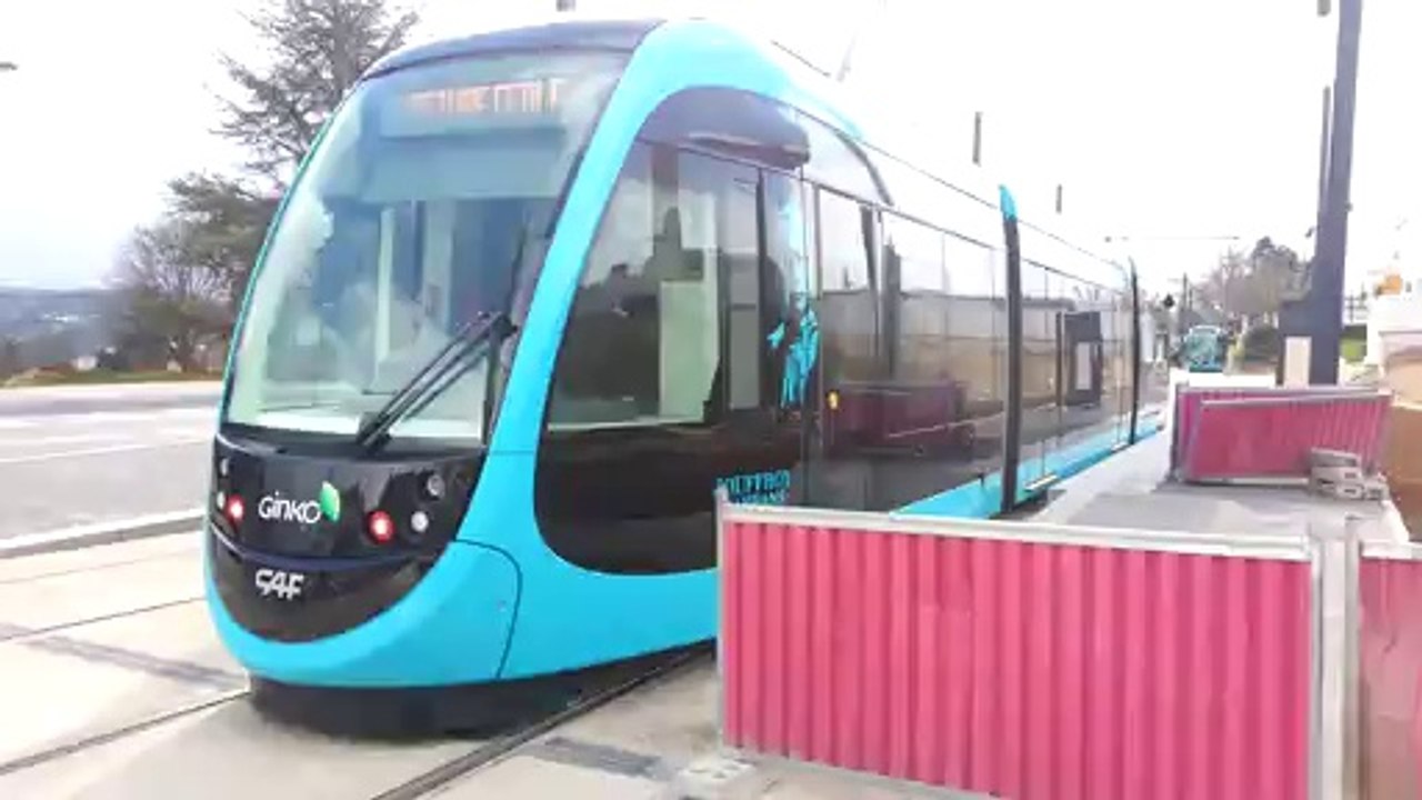 Tramway de Besançon - Essais mars 2014