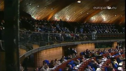 Queen Elizabeth II addresses the European Parliament