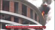 Batışehir Premium Rezidansta korkunç yangın