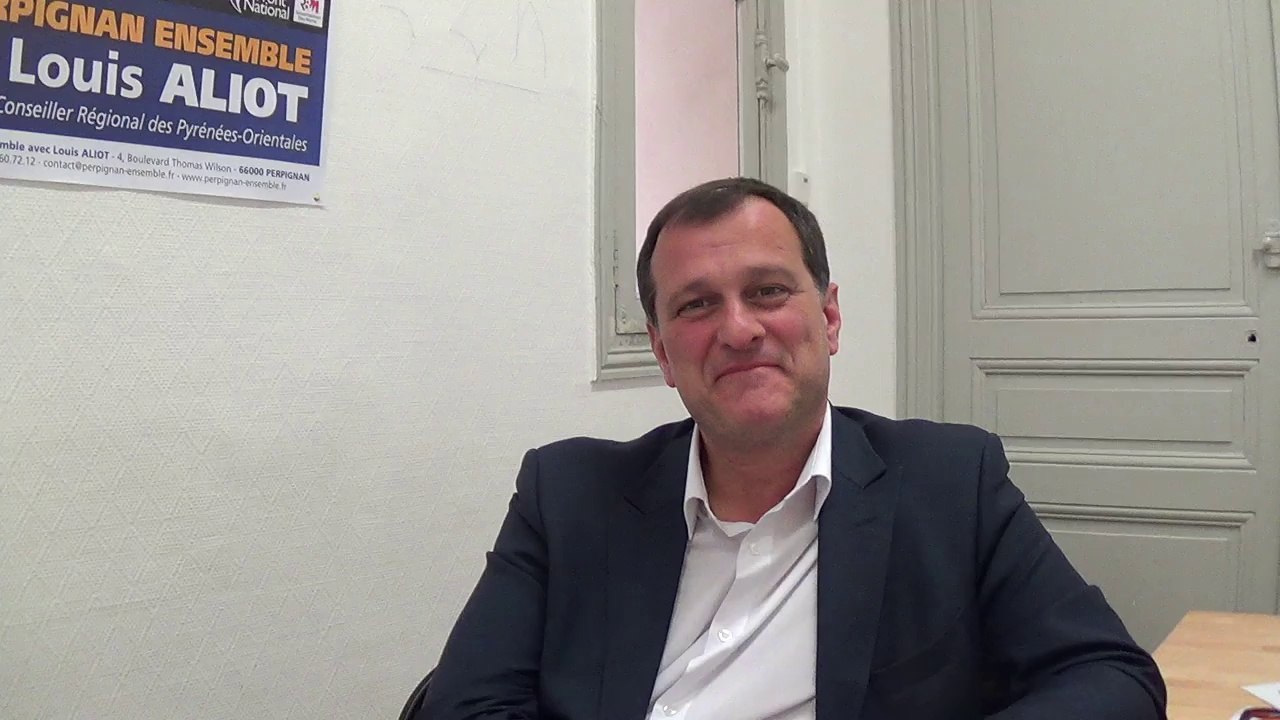 interview Louis Aliot "premier tour municipale Perpignan" 34% par Nicolas Caudeville