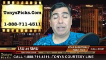 SMU Mustangs vs. LSU Tigers Pick Prediction NIT Tournament College Basketball Odds Preview 3-24-2014