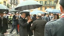 Príncipes de Asturias en el funeral de Azkuna