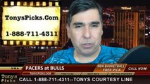 Chicago Bulls vs. Indiana Pacers Pick Prediction NBA Pro Basketball Odds Preview 3-24-2014