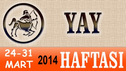 YAY Bu HAFTA Burç ve Astroloji Yorumu(24-31 Mart 2014) Astrolog DEMET BALTACI, Bilinç Okulu