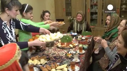 Celebración del año nuevo persa en Azerbaiyán
