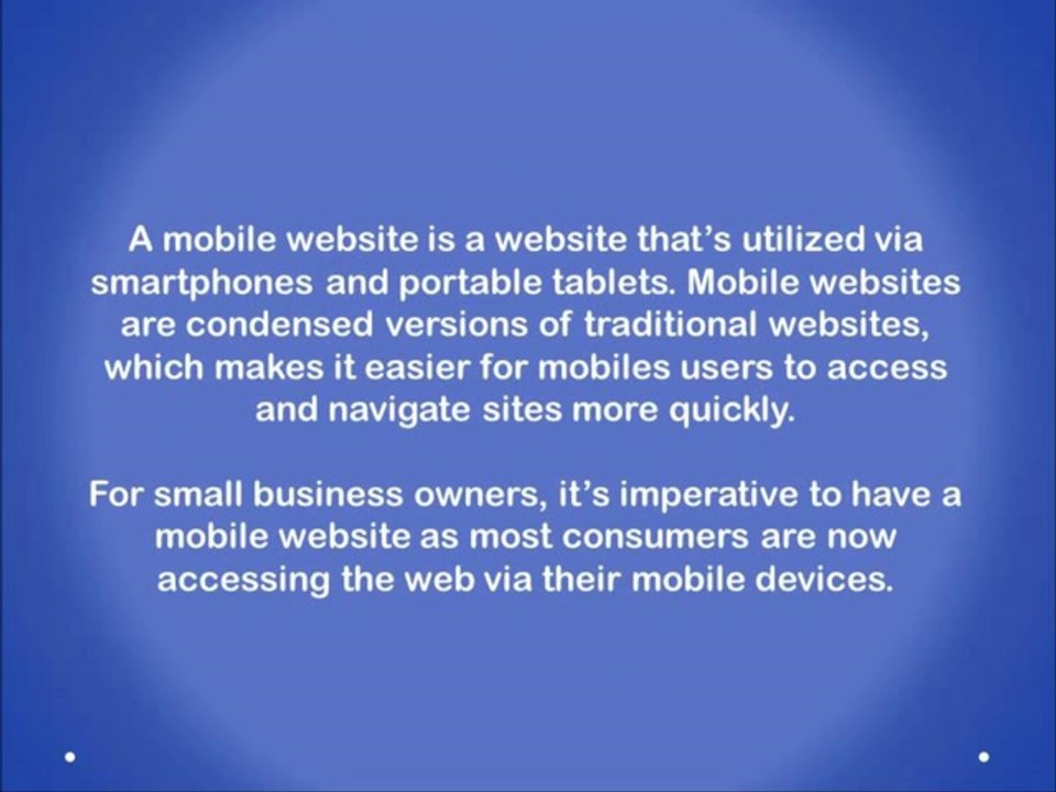 Mobilewebsitedefinition