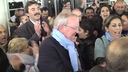 Georges Mothron accueilli triomphalement à la mairie