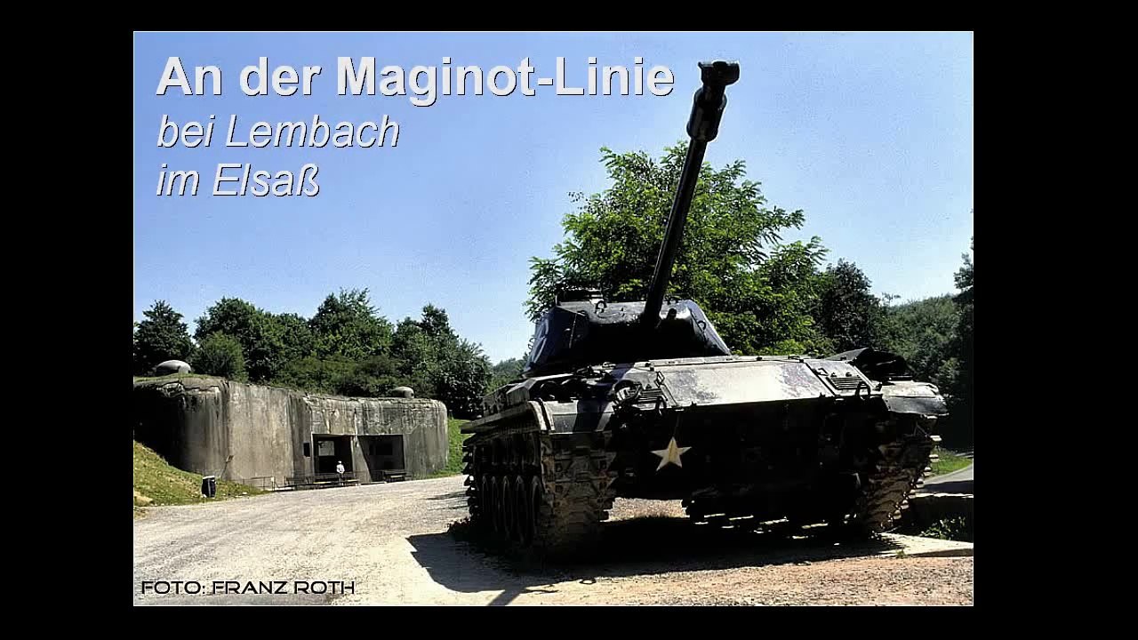 Maginot-linie bei lembach - nordelsaß