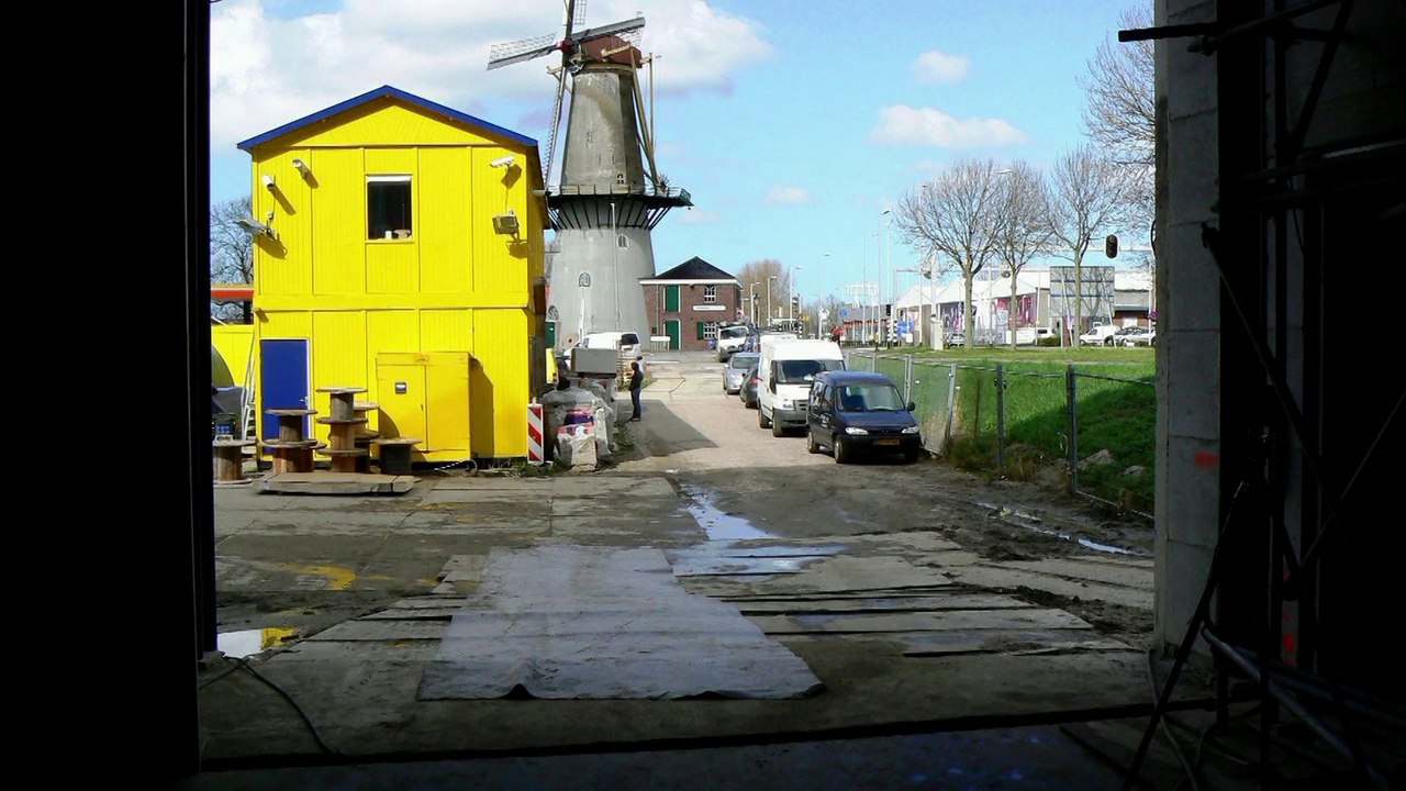 Bouw nieuw theater de Stoep in Beeld en Geluid - 18 - Bezoek Minister Blok / Spijkenisse 2014