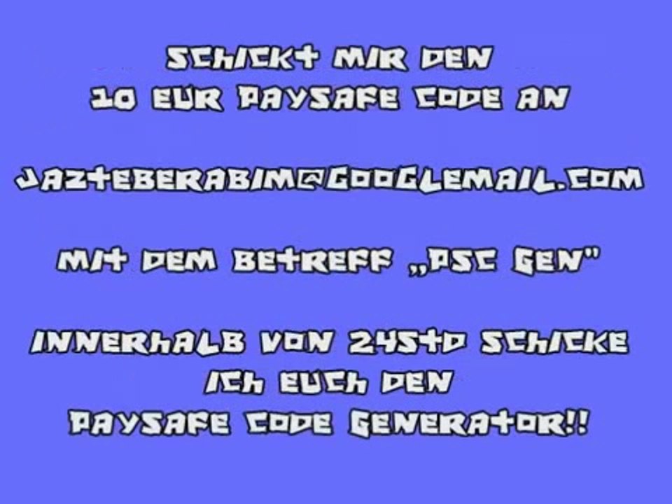 PaySafe Code PSC Generator! 100% working!!