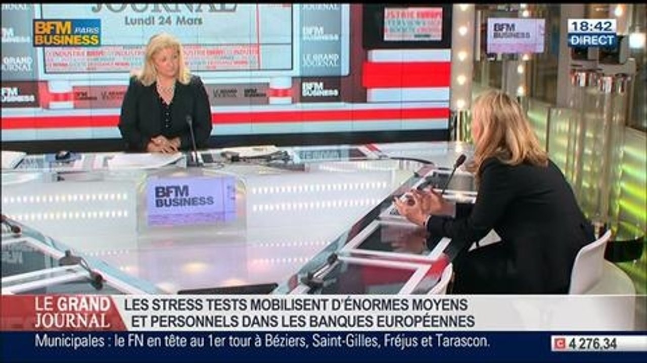 Marie-Anne Barbat-Layani, directrice générale de la Fédération Bancaire Française (FBF), dans Le Grand Journal - 24/03 3/4