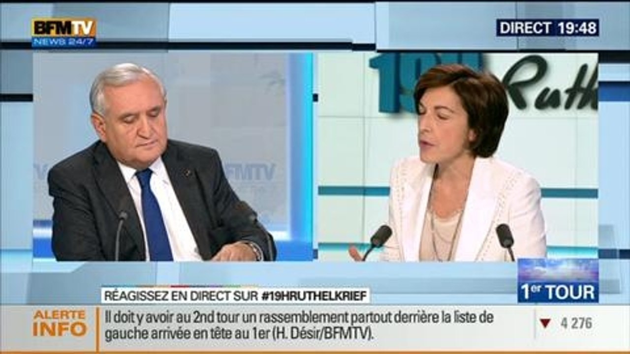 Jean-Pierre Raffarin: l'invité de Ruth Elkrief - 24/03