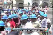 Mineros de Arequipa y Puno bloquean nuevamente la Panamericana Sur