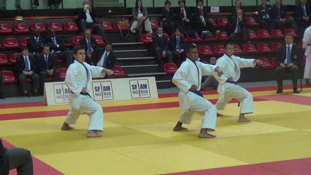 Finale par équipe Cadets-Juniors masculin - Championnat de France Kata 2014