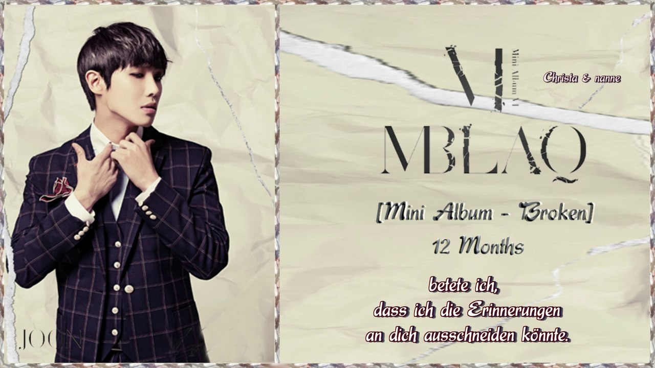 MBLAQ - 12 Months [Mini Album - Broken] k-pop [german sub]