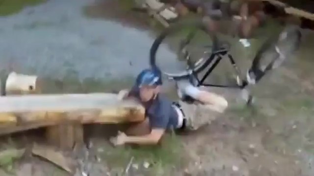 Bumping the Face with Mountain Bike