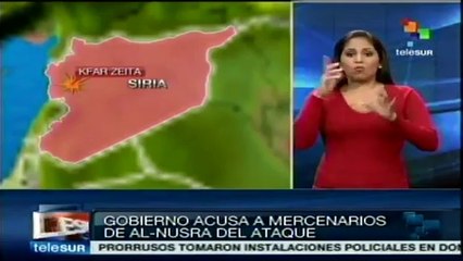 Denuncia Damasco dos muertes por gas venenoso que lanzaron mercenarios