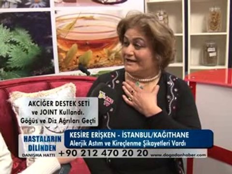 ALERJİK ASTIM - KİREÇLENME RAHATSIZLIĞI VARDI ŞİFALI BİTKİLERİ KULLANDI