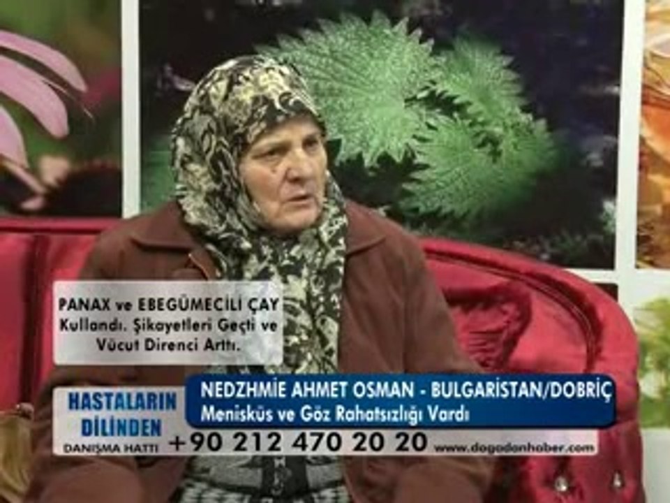 MENİSKÜS - GÖZ YIRTIĞI  RAHATSIZLIĞI VARDI ŞİFALI BİTKİLERİ KULLANDI