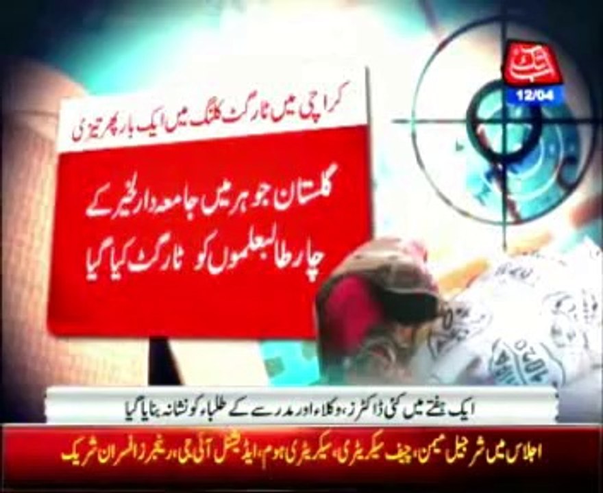 Increasing Target Killing in Karachi