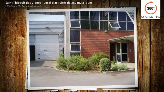 Saint Thibault des Vignes - Local d'activités de 369 m2 à louer